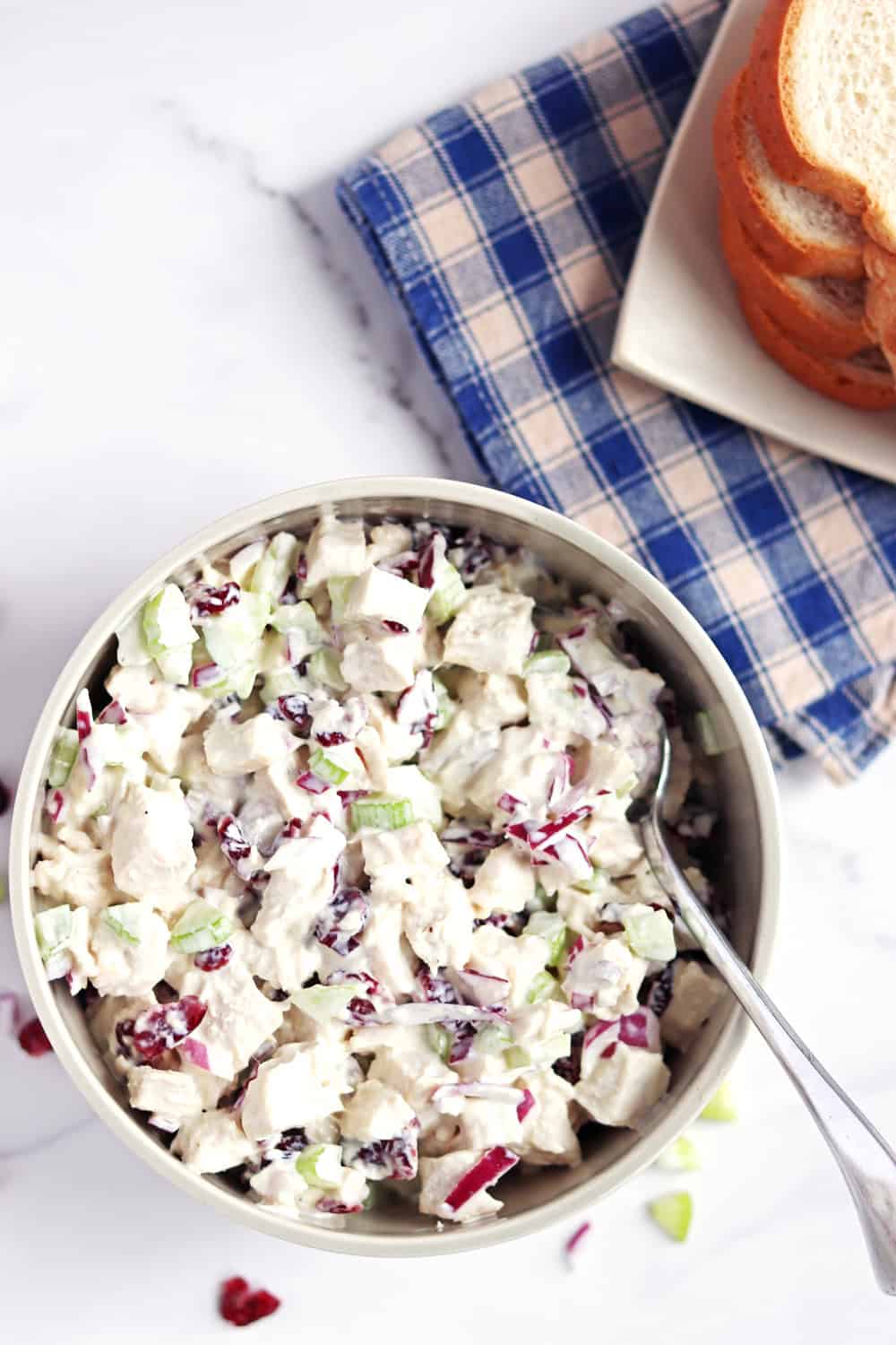 Cranberry Chicken Salad - One Happy Dish